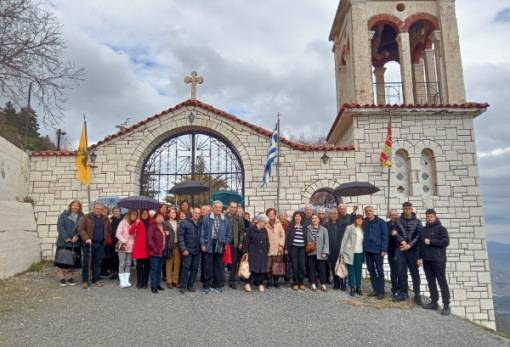Στην ιστορική Μονή Επάνω Χρέπας οι Γορτύνιοι της Σπάρτης