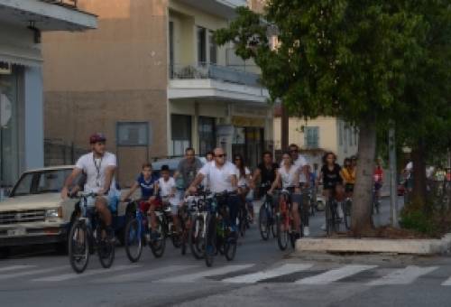 Ποδήλατα ξεχύθηκαν στην πόλη για την Εβδομάδα Κινητικότητας