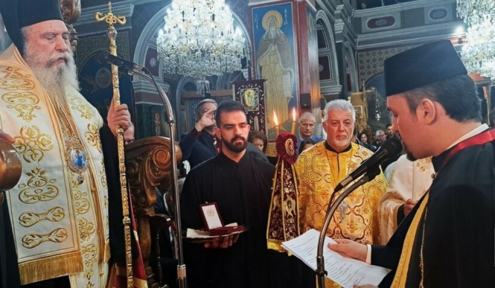 Άρχων Μαΐστωρ με Πατριαρχική Εντολή χειροθετήθηκε ο Γ. Ντόβολος