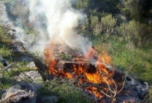 Προσοχή στις φωτιές κατά την καύση στα χωράφια